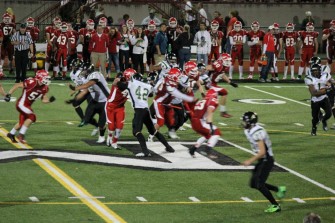 John Clark (#42) on defense