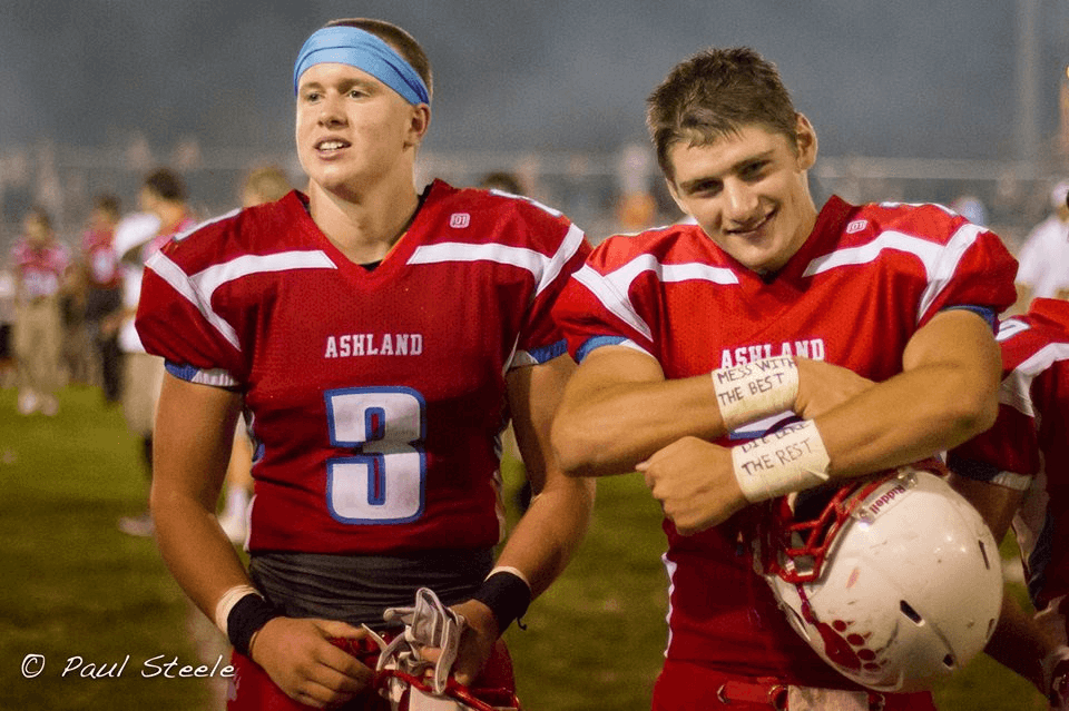 Credit: Paul Steele- 5A Defensive Player of the Year candidates (L-R) Parker Layton & Max Montgomery of Ashland