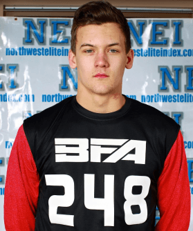 If he can stay healthy Austin Albin (6-5 200 Jr. WR) will be one of the state's top receivers.