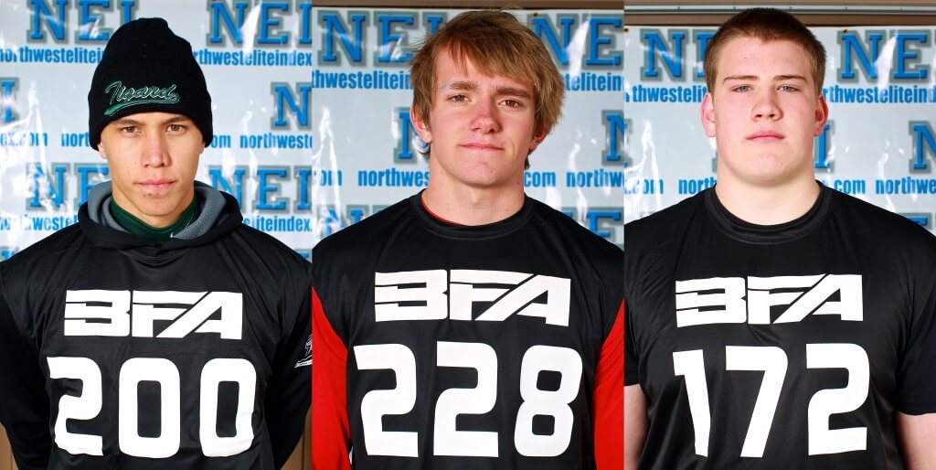 L-R Manu Rasmussen, Jace Johns, Austin Phillips.