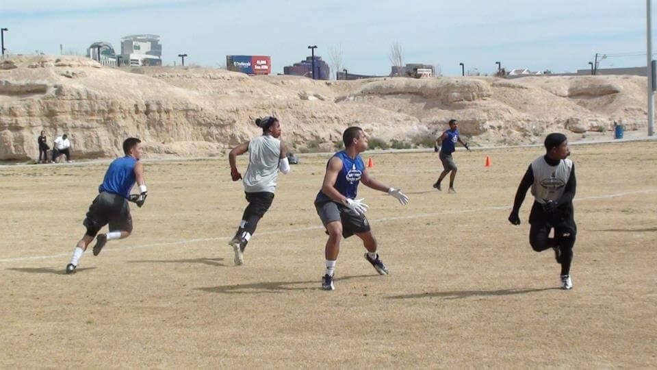 Bodine was part of a defense that allowed 3 Tds in 5 games while at our Las Vegas 7 on 7 Regional Tournament.