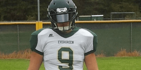 One of the NW's top Senior LB's; Brody Bagnall (6-3 228 Sr.) of Evergreen (Vancouver)