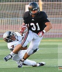 (All league LB Chandler Schoonmaker will be one of the top two way athletes in the Pacific Conference in 2013)