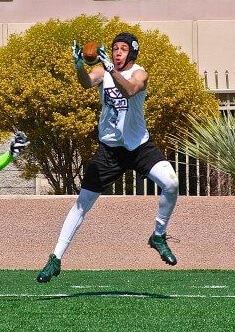 Derek Loville as part of the Barton Football 7on7 team in Las Vegas