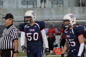 (Joel, left, represented Team USA and is one of the only freshman on the west coast who has received a D1 offer)