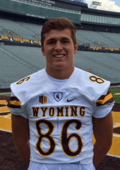 Dylan Ingram on a visit to Wyoming