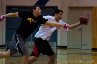 Erik Rottsolk with a one-handed catch. (Geoff Vlcek Photography)