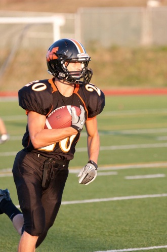 (Moore returning a kick early in the 2012 season)