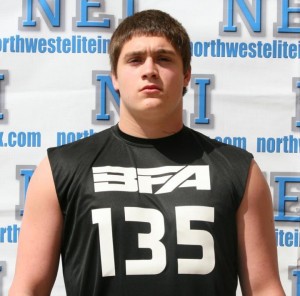 (#1 ranked Jr TE Henry Mondeaux of Jesuit)