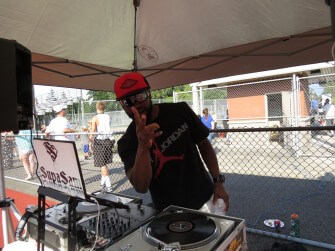 The #1 DJ in the Northwest, DJ SupaSam created a great atmosphere throughout the day