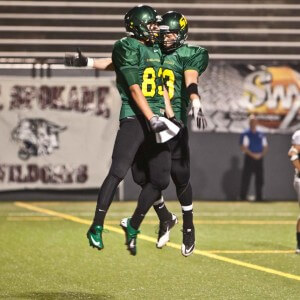 (Nick Kiourkas and Skyler Kelley of Shadle Park. Two WRs moving in our rankings)