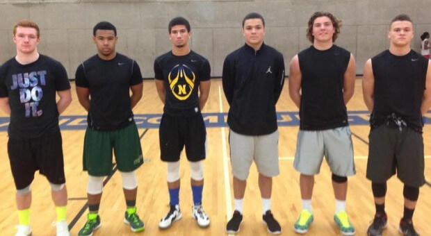 (L-R) Parker Bull, Rey Green, Anthony Adams, Jordan Happle, Brady Breeze, Elijah Molden