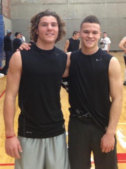 Oregon commit Brady Breeze and nationally ranked 2017 Elijah Molden