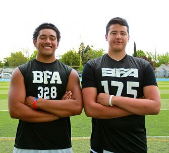 Sophomore South Medford quarterback Craig Contreras (6-3 220) is flying up the 2015 QB rankings, with freshman cousin Makai Manuwai (6-2 225) being one of the top young LB's in the entire region.