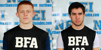 Joey Roos, left, and JT Valenzuela.